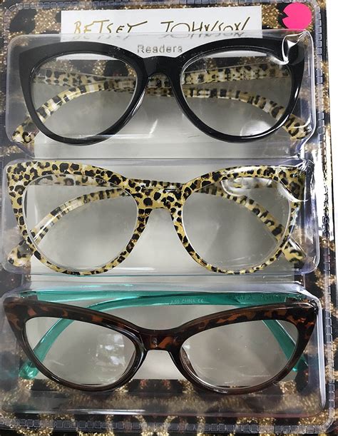 betsey johnson reading glasses